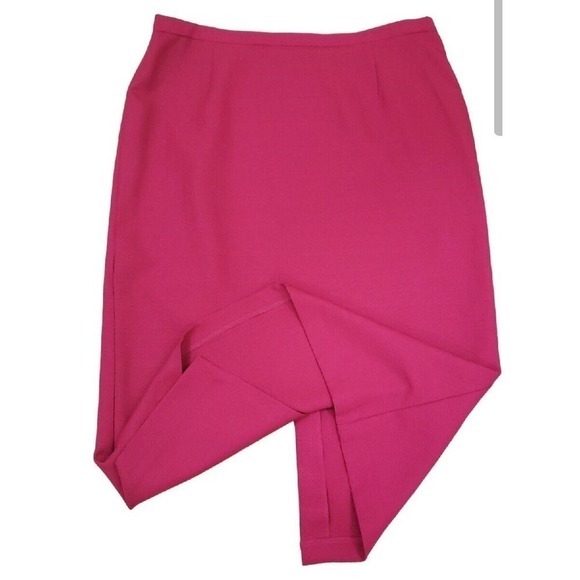 Vintage BFA ~Woman Plus Size 20W~ Raspberry Skirt/Blazer2 Pc. Suit Unlined. - Picture 7 of 16